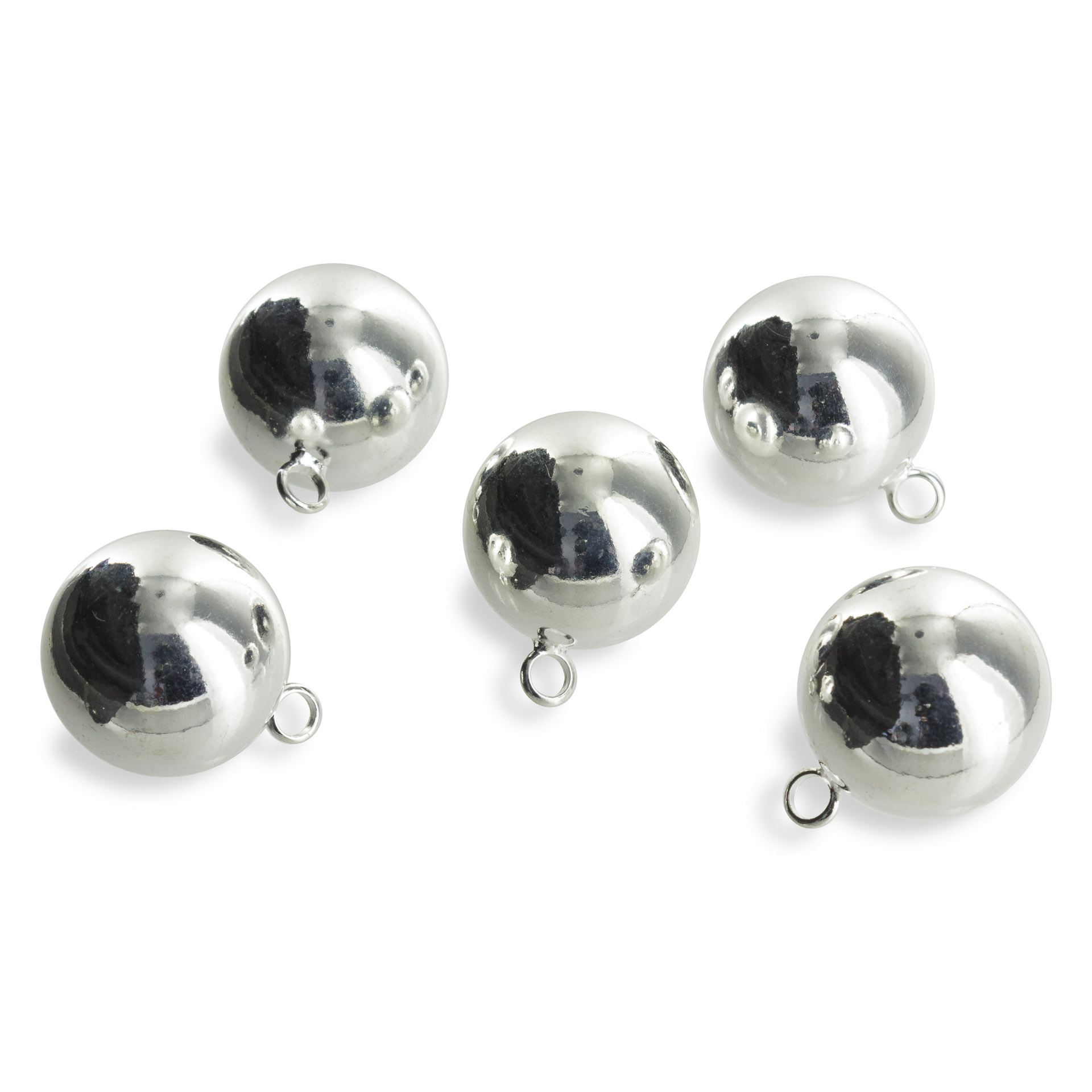Perles De Pierre Quartz Cristal - Boules 10mm, Perçage 2.5mm - Lot De 2 Pièces - Neuf
